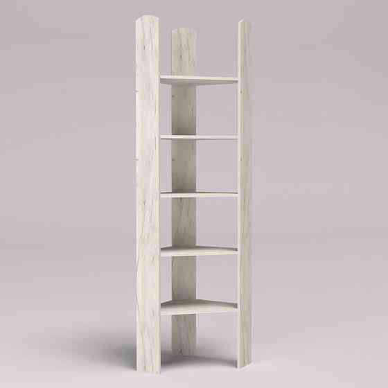 Стеллаж ОС-5 угловой, Дуб Крафт Білий, 500/500/2000 Львов