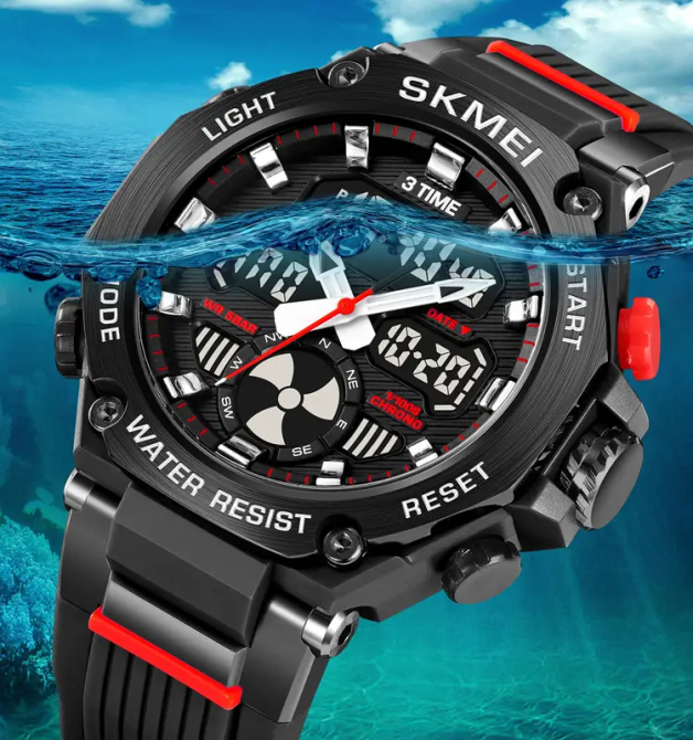 Годинник чоловічий спортивний наручний Skmei 2223 Чорний Київ - фото 5