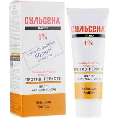Паста для догляду за волоссям Сульсена профілактична проти лупи 1% 75 мл (4823052201074) Вінниця