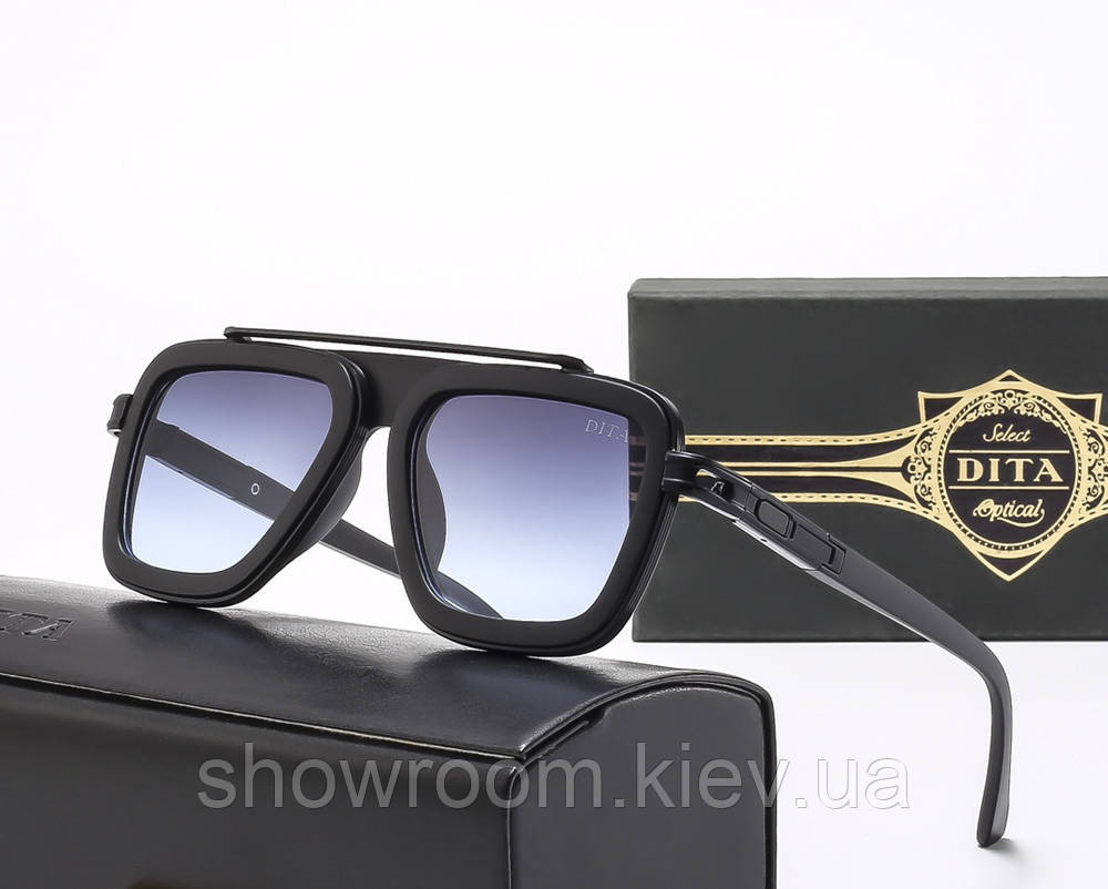 Чоловічі сонцезахисні окуляри Dita (98082) black Київ - фото 1