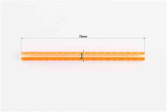 Світловідбивачі на спиці 5х75мм, 12шт к-кт, оранжеві JY-1201 Киев