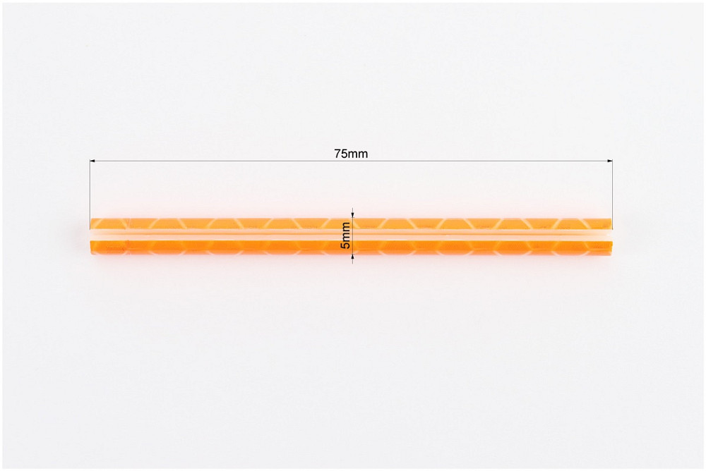Світловідбивачі на спиці 5х75мм, 12шт к-кт, оранжеві JY-1201 Киев - изображение 2