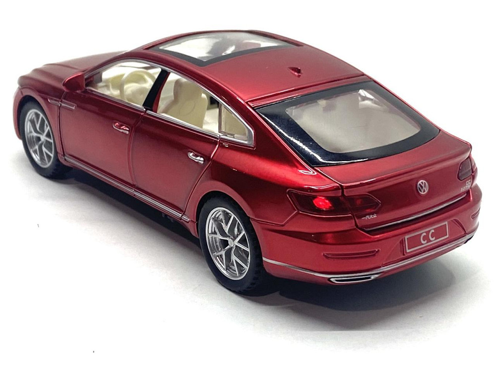 Машинка металева Volkswagen Passat SS 1:32 світло звук Червона (GT-01200) Чернігів - фото 2