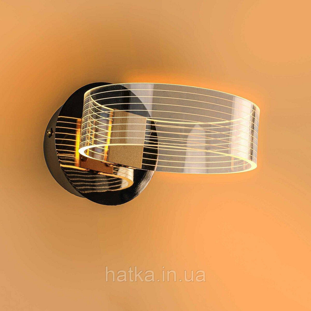Бра настенная светодиодная акриловая Sirius N 3705-1 GOLD 12W Киев - изображение 1