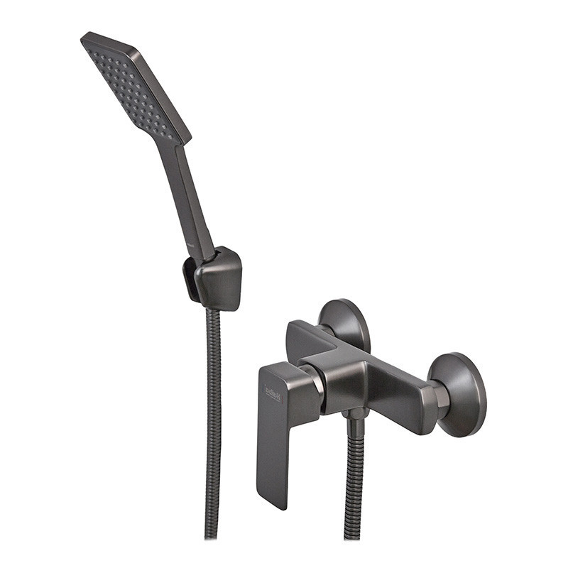 Душевой смеситель Haiba Kubus 003 Graphite HB4004 Харьков - изображение 2