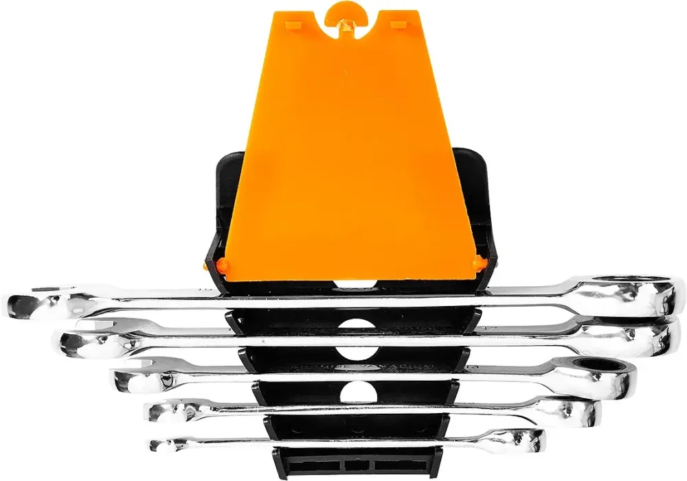 Набір ключів рожково-накидних Richmann з трещіткою 5 шт 8-19 мм (C7400) Коломия - фото 3