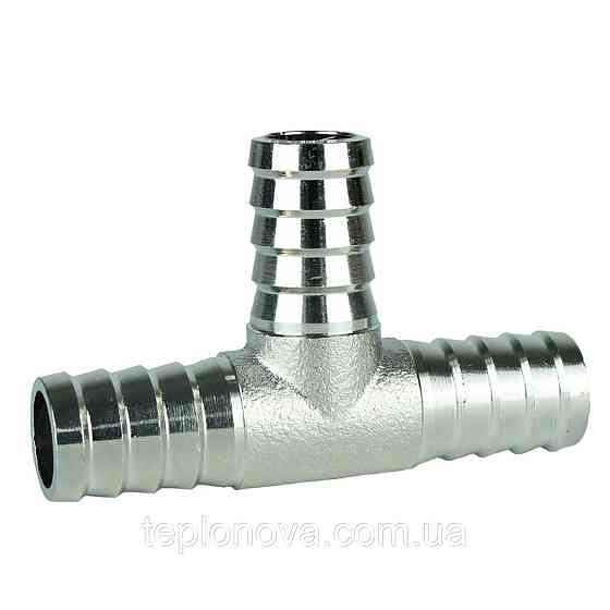 Трубка сполучна потрійна нікельована 12 мм х 12 мм х 12 мм штампована А05404А (нк) VA Чернівці