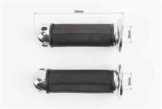 Рукоятка керма лів. / пр. к-кт з хром. наконечниками, тип 1 Київ