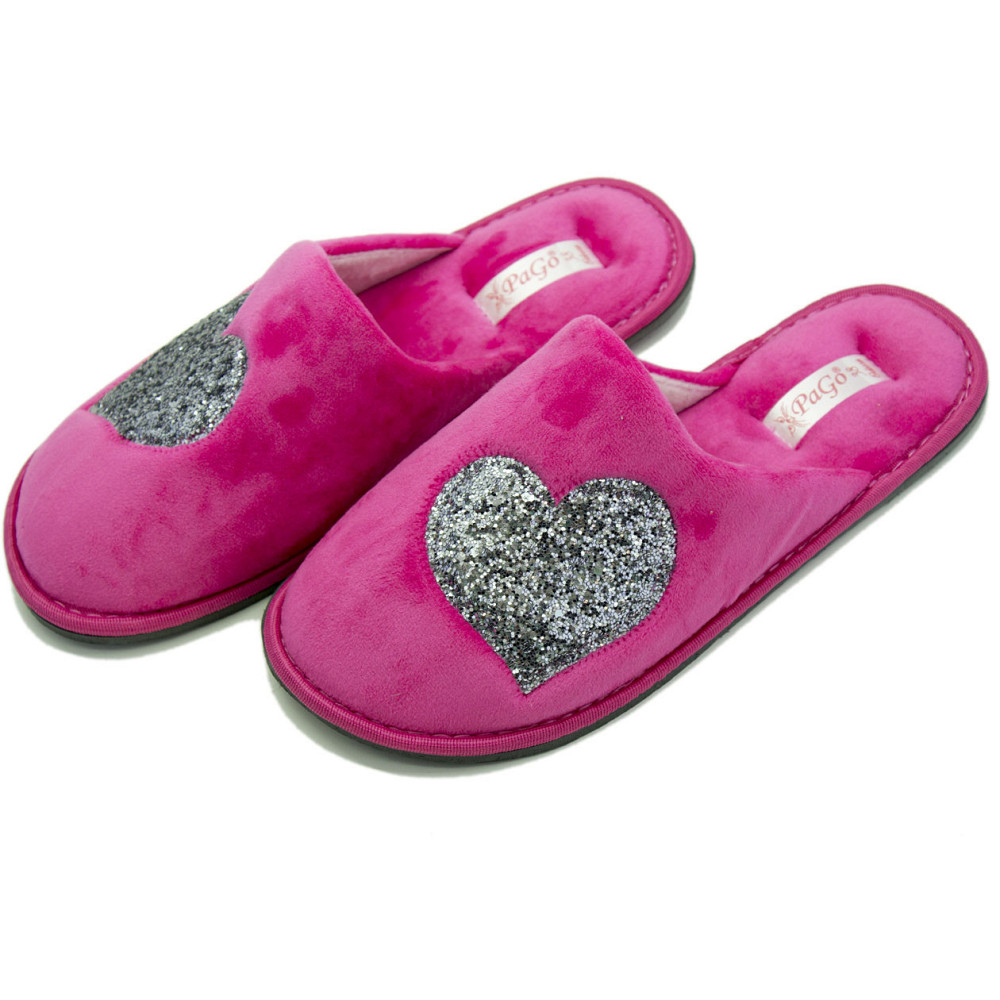 Малинові Тапочки PaGo "Сердечко" 37 Одеса - фото 2