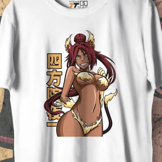 Футболка для подростка мальчика с принтом Блич Йоруичи WE Размер 160 Anime10592 Днепр