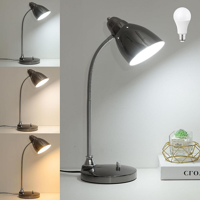 Настольная лампа CELYST E27 LED 12Вт, ретро лампа с гибким гусем, офисная, для чтения, учёбы Киев - изображение 1