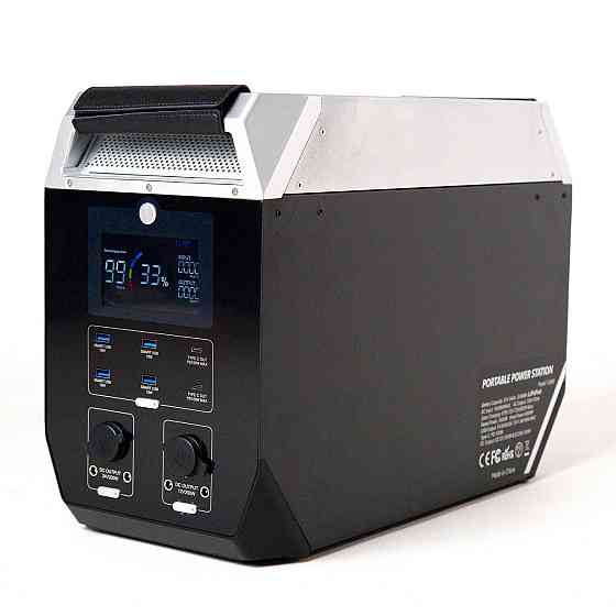 Портативная зарядная станция ANVOMI Y2000 (LiFePO4, 640000 mAh, 2048 Wh) Дніпро