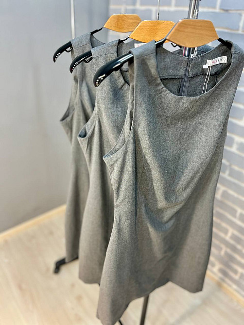 Платье женское Mix Ray 4473 сарафан короткий классический офисный серое, серый, L Киев - изображение 20