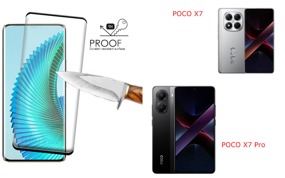 Защитное стекло HyperGlass Pro для POCO X7, POCO X7 Pro – максимальная чувствительность и защита Киев - изображение 1
