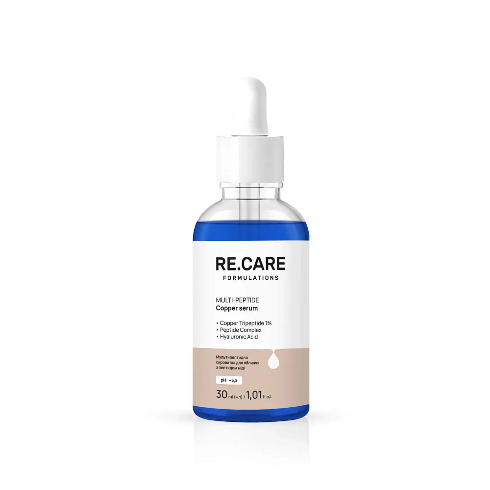 Мультипептидная сыворотка для лица с медным пептидом Multi-Peptide Copper Serum RE.CARE 30 мл Киев - изображение 6