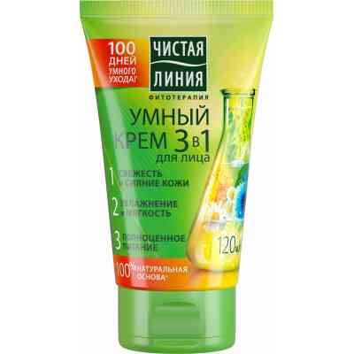 Крем для обличчя Чистая линия 3 в 1 120 мл (8714100833445) Вінниця