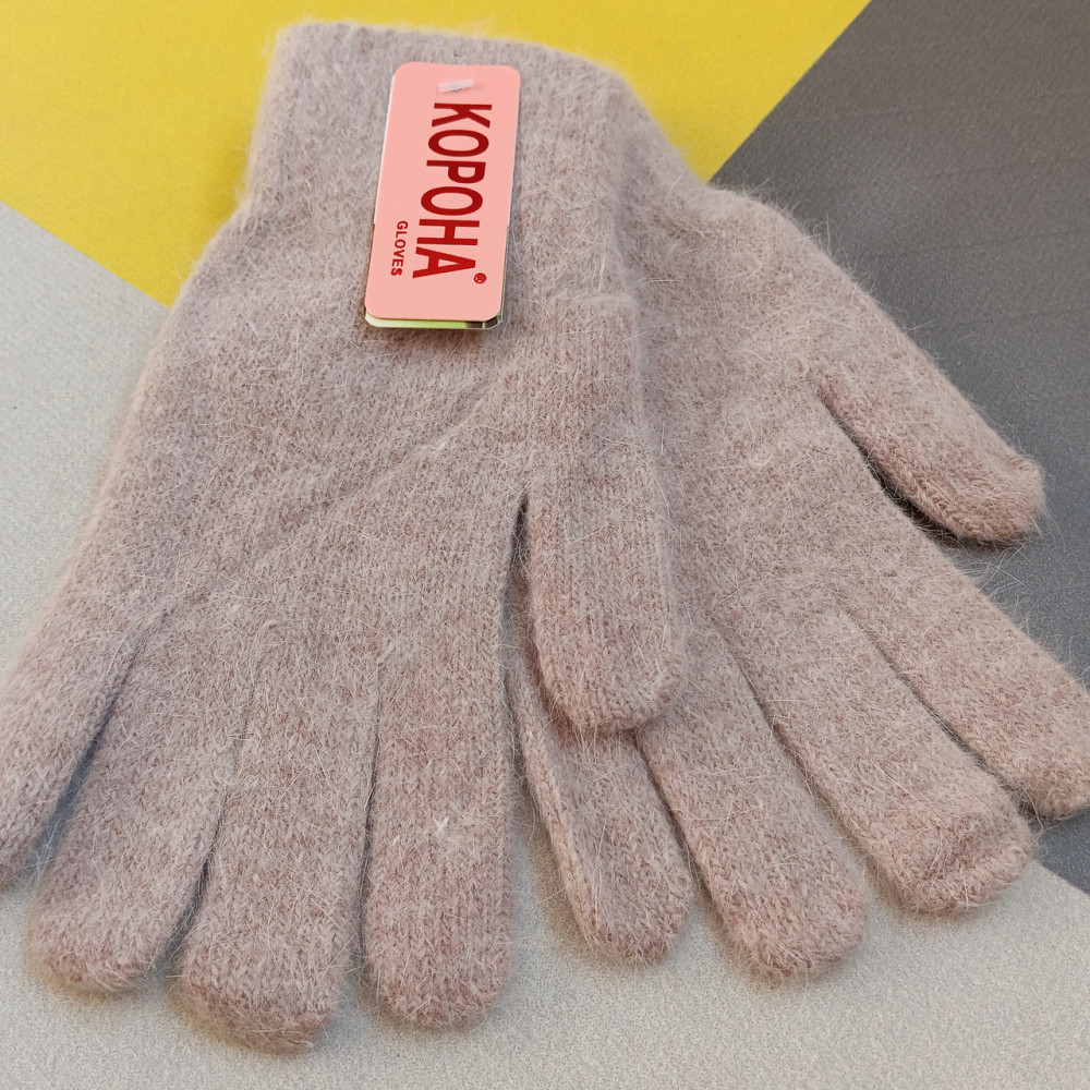 Теплі жіночі рукавички вовняні Київ - фото 1