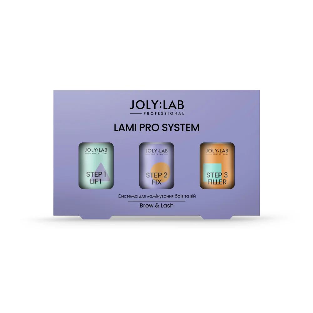 Система для ламинирования бровей и ресниц Lami Pro System Joly:Lab 3 шт. х 10 мл Киев - изображение 1