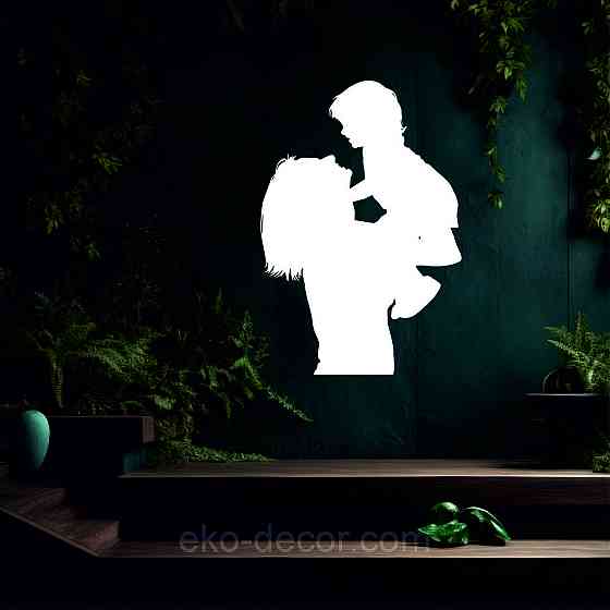 Декоративное настенное Панно «Мать и дитя», Декор на стену 90*80 см, Белый Киев