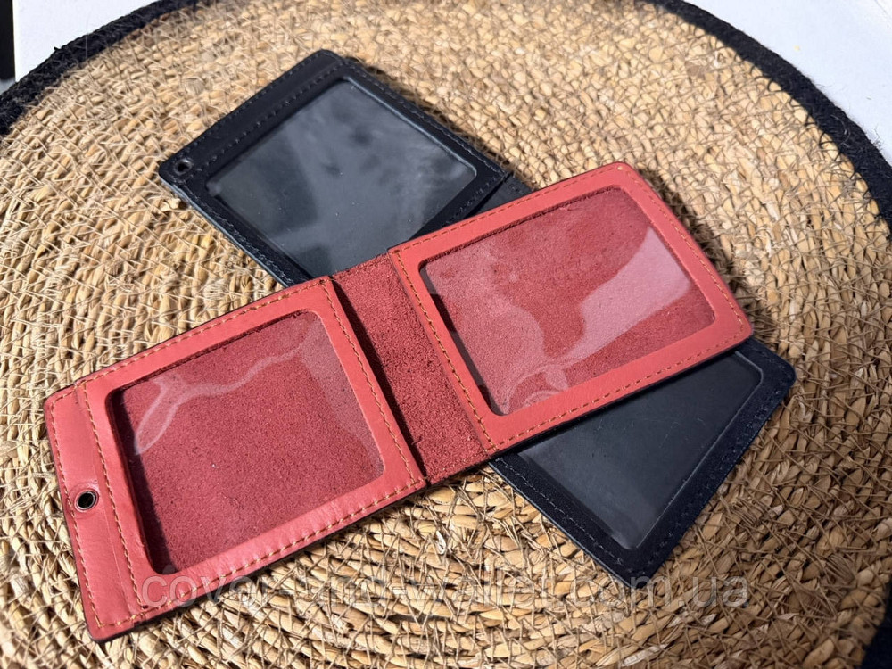 Шкіряна обкладинка на посвідчення Міністерство Юстиції (на книжку) Київ - фото 3