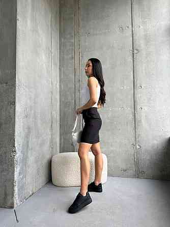 Базова жіноча коротка спідниця олівець Чорний, 46 Одеса