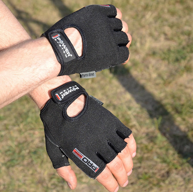 Рукавички для фітнесу Power System PS-2250 Pro Grip Black M Каменское - изображение 8