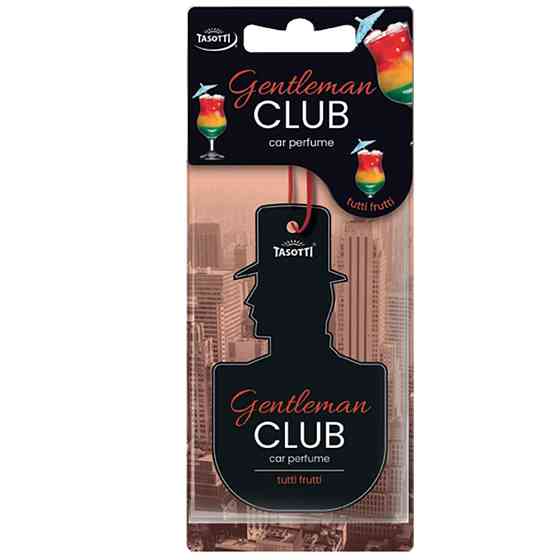 Ароматизатор для авто листочок "GentlemanClub" Tutti Frutti (Тутті Фрутті) Tasotti Київ