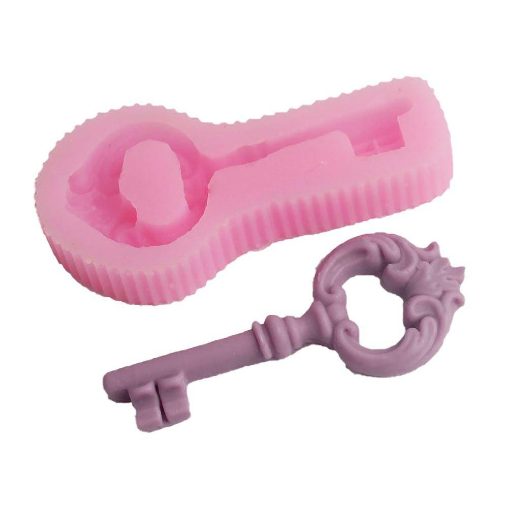 Молд силіконовий Ключ 100 на 50 мм рожевий Київ - фото 1