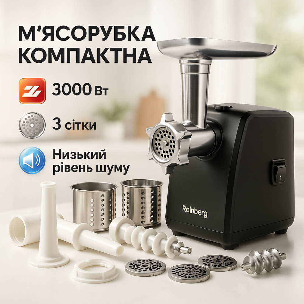 Мясорубка электрическая шнековая с реверсом, Мощная электрическая мясорубка с реверсом ZS-85 Львов - изображение 20