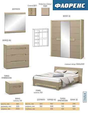 Кровать 1600 (без ламелей) Флоренс Львов