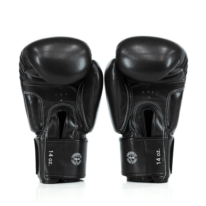 Боксерські рукавиці Fairtex BGV27 Black 12 унцій (бинти в комплекті) Каменское - изображение 4