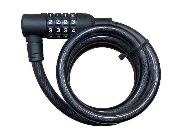 Замок на колесо (трос 1500*12mm) (с кодом) (G8) Мукачево