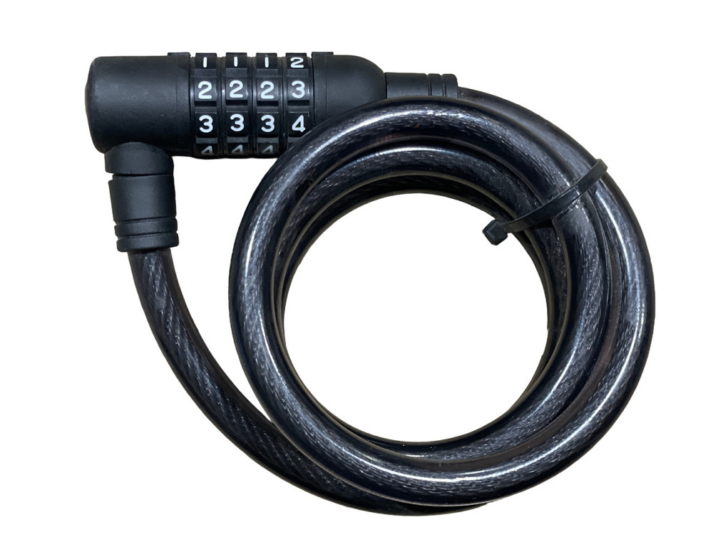 Замок на колесо (трос 1500*12mm) (с кодом) (G8) Мукачево - изображение 1