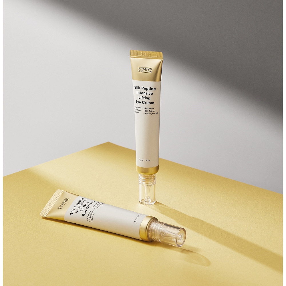 Крем-ліфтинг для шкіри навколо очей Silk Peptide Intensive Eye Cream Sungboon Editor 30 мл Київ - фото 3