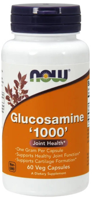 Глюкозамін Now Foods Glucosamine 1000 мг 60 капс Київ - фото 1