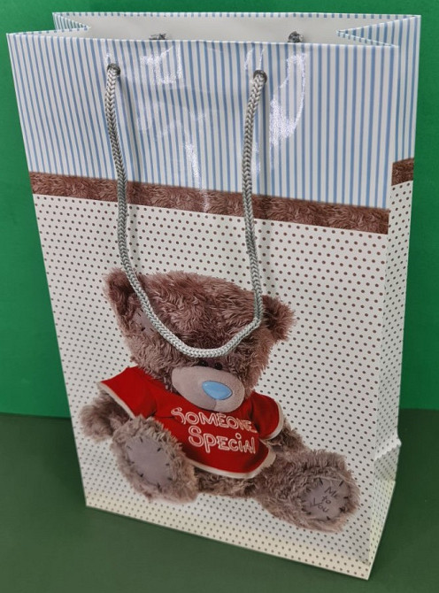 Паперовий пакет подарунковий Середній 17/26/8 (артSV-141) (12 шт.) Харків - фото 1