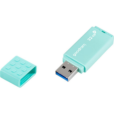 USB флеш накопичувач Goodram 32GB UME3 Care Green USB 3.2 (UME3-0320CRR11) Вінниця - фото 1