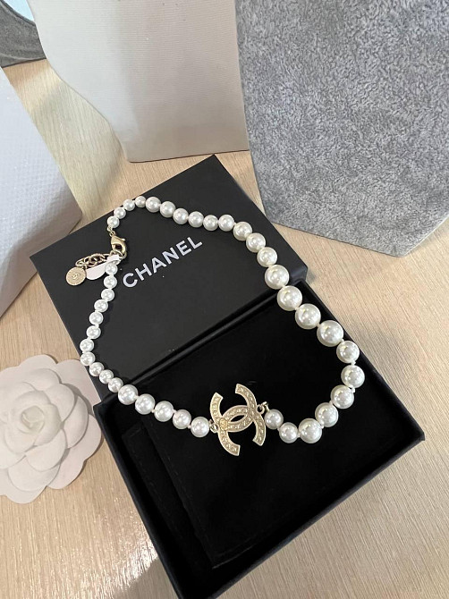 Кольє Шанель з перлів / Chanel намисто перли Одеса - фото 3