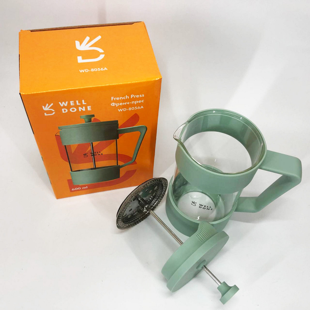 Ексклюзивні заварювальні чайники, Приготування чаю за допомогою прес-заварника, Френч-прес з поршнем YP-63 Івано-Франківськ - фото 8