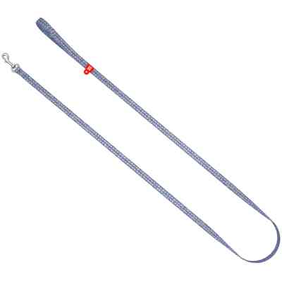 Поводок для кошек WAUDOG Re-cotton светоотражающий XS 200х1 см синий (164412) Винница