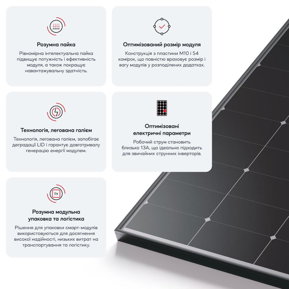 Сонячна панель LONGi LR5-66HTH-535M 535W (42-00185) Киев - изображение 5