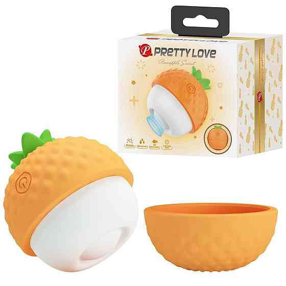 Міні-вібратор Pineapple Secret з 12 режимами пульсації — Pretty Love, силікон Sex Aura Київ