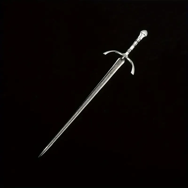 Металлическая заколка для волос «Меч» - фэнтези аксессуар Киев - изображение 2