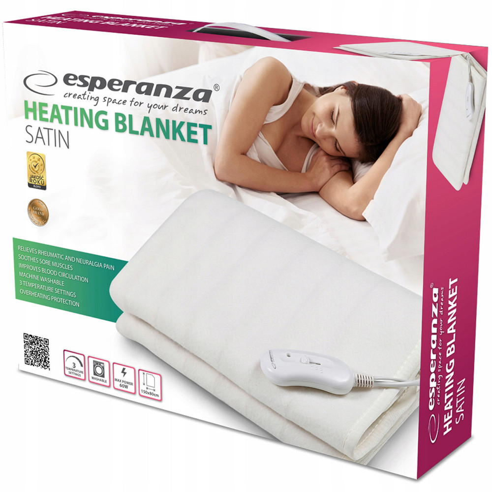 Електрична ковдра 150х80 см 3 рівні температури Esperanza (EHB002) 60 Вт Нововолинськ - фото 4