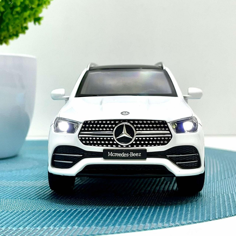 Машина Автосвіт Mercedes інерційна відчиняються двері 20,5 см 1:24 Біла (AP-2100) Чернігів - фото 6