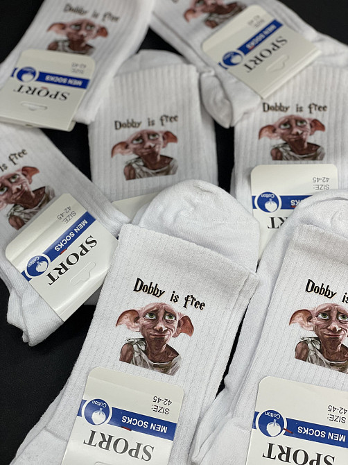 Шкарпетки «Dobby is Free» — 3 пари, розміри 35–39 / 40–45 Чернівці - фото 3