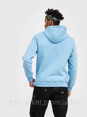 Худи мужское базовое утепленное RAY BASIC голубое (U0401M-Sky Blue) XXL Киев