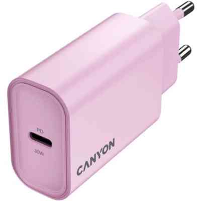 Зарядное устройство Canyon 30CL OnCharge USB-C PD30W Pink (CNE-CHA30CLPK) Винница