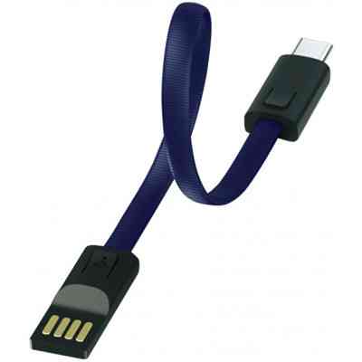 Дата кабель USB 2.0 AM to Type-C 0.22m blue ColorWay (CW-CBUC023-BL) Вінниця