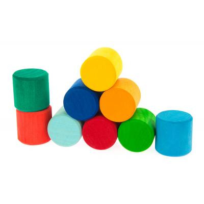 Конструктор Nic деревянный Разноцветный ролик (NIC523347) Вінниця - фото 5